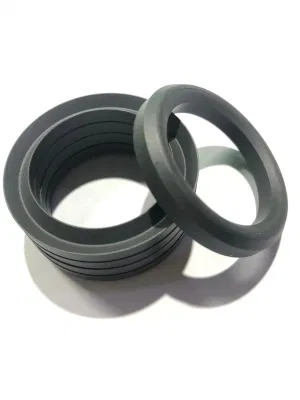 Anello a V in PTFE+PPS+anello di tenuta in materiale di carbonio con resistenza alle alte temperature